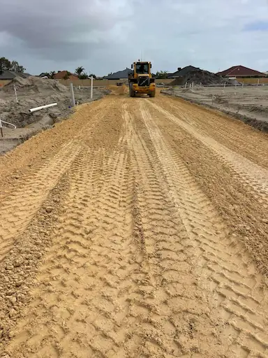 Civil construction works on a Cannington residential project