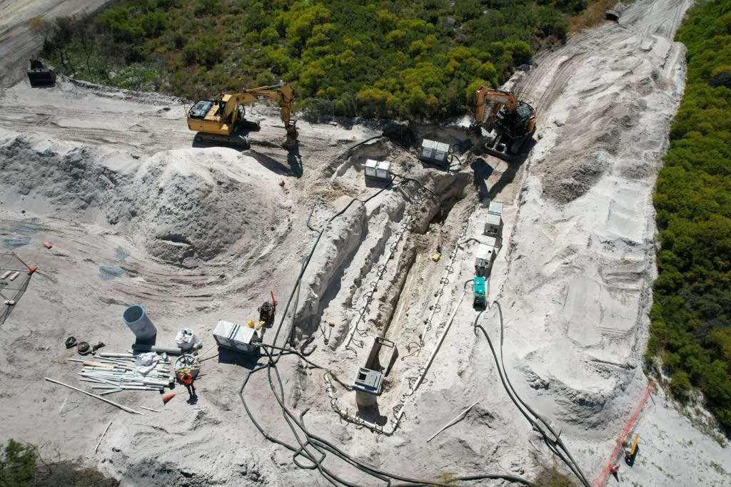 Jurien Bay 225 Sewer System project in Jurien Bay, Western Australia