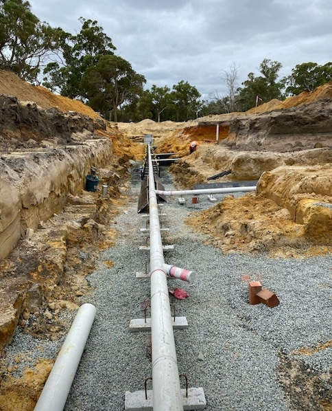 Pile and Keel - Sewer Main  view 3